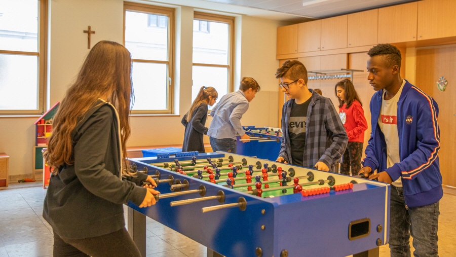 Spielen in der Halle