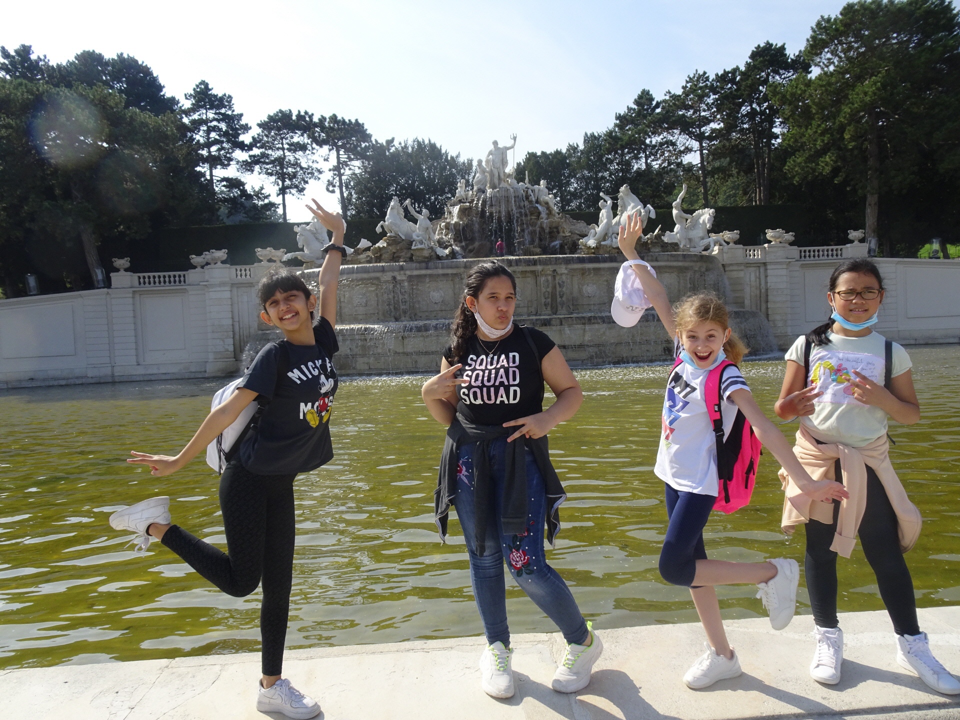 Unterricht im Schlosspark Schönbrunn